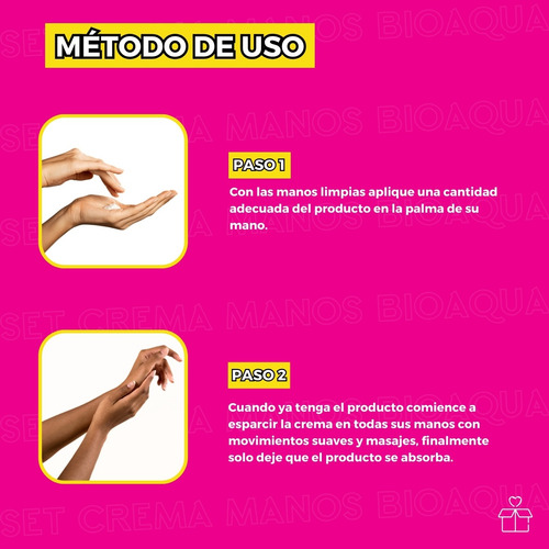 Crema Para Manos Hidratante Reparadora Set 5 Pzas Frutas Frutos Rojos