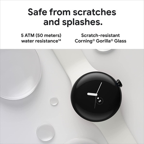 Reloj Google Pixel Watch, Wifi + LTE, color de la carcasa: negro
