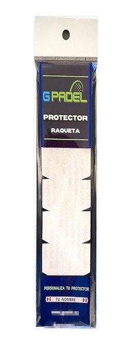 Protector Pala De Padel Transparente Rugoso Gpadel