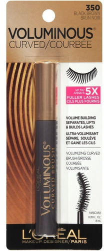 Mascara Loreal Voluminous Curved Courbée Cor 350 BLACK BROWN