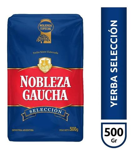 Yerba Mate Nobleza Gaucha Seleccion 500 Grs X 5 Unidades