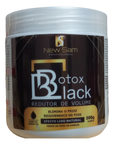Botox Capilar Black New Sam 500g Sem Formol