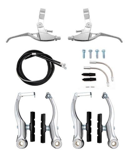 Kit Completo Frenos Bicicleta En Aluminio Vbrake Mybikemx