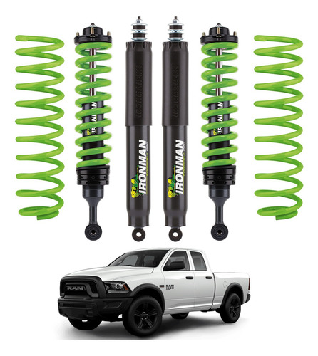 Kit Suspensão Ironman Foam Cell Para Ram 1500 Classic