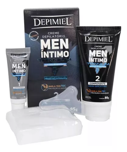 Crema depilatoria íntima masculina 