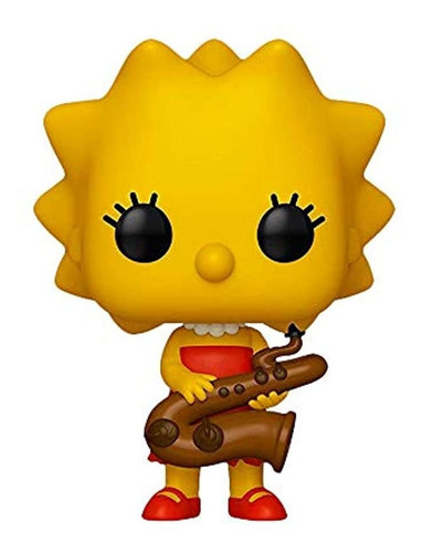 Muñeca De Vinilo Diseño De Lisa Simpsons. Marca Funko