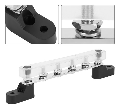 Bloque De Conexiones Eléctricas Buss Bar Stud Terminal 6 Pos