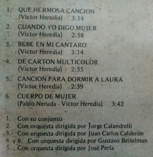 Lp Victor Heredia (recital) (Usado)