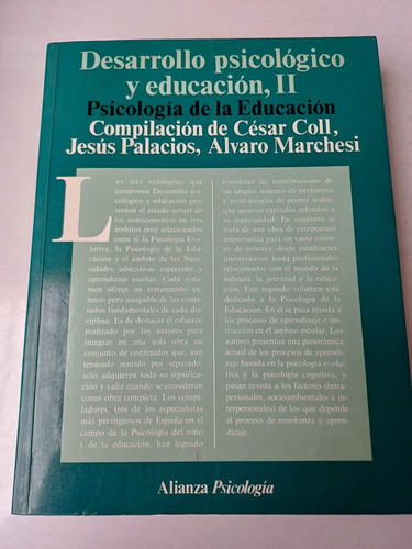 Desarrollo Psicológico Y Educación Ii Coll-palacios-marchesi