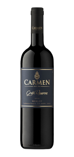 Pack De 12 Vino Tinto Carmen Gran Reserva Merlot 750 Ml