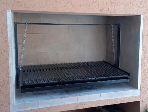 Imagen 3 de 8 de Herraje Emparrillado Para Parrilla Enlozado 1.24 X 0.60 Ref