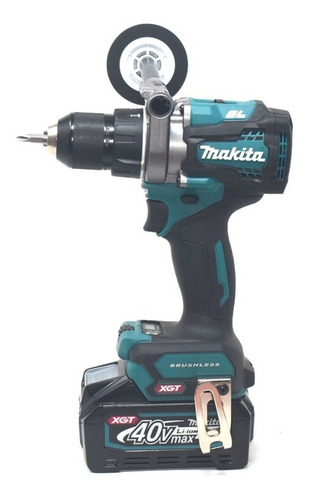 Imagen 2 de 10 de Taladro Atornillador Makita De 40v + Batería + Cargador