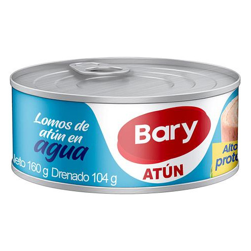 Atun Lomitos Agua Lata 160g Bary Cj48 - g a $60