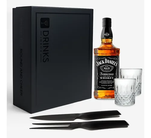 Regalo - Jack Daniels + Vasos + Set Asado - Tomate Algo