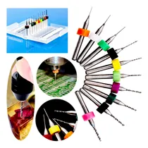 Comprar 10 Piezas De Brocas Para Pcb De Carburo Tungsteno 0.3 -1.2mm