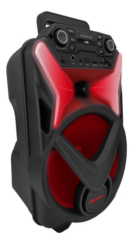 Caixa De Som Amplificada Vibe Sound V8. Power 340w Rms - Vs Cor Preto Potência De Saída Rms 340 W 127/220v