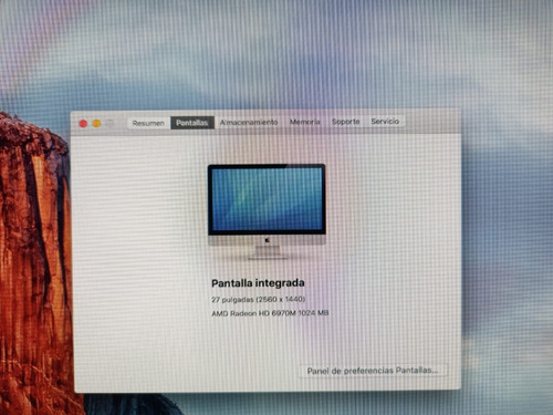 Apple Imac A1312 I7 Gris (Usado)
