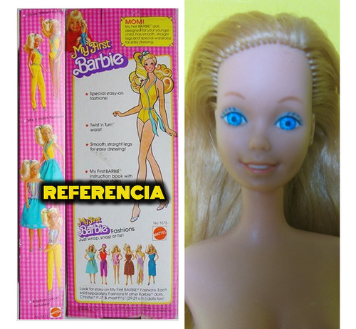 Barbie Vintage My First Barbie Lanzada En 1980,barbie Retro (Usado)