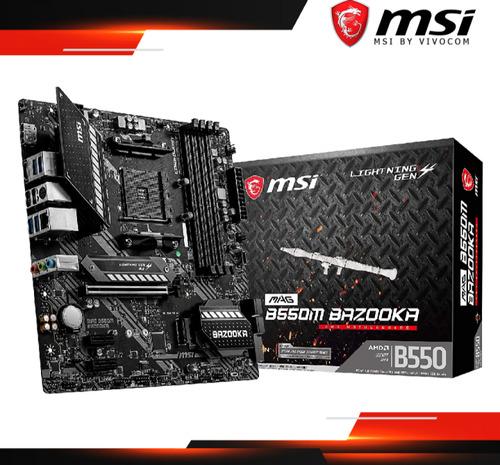 Tarjeta Madre Amd Msi B550m Socket Am4 Ddr4 Ryzen 