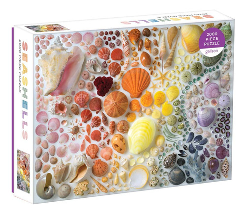 Rainbow Seashells Puzzle De 2000 Piezas, Multicolor