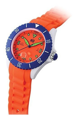 40 nueve Plástico Y Silicona De Cuarzo Reloj Casual, Color: 