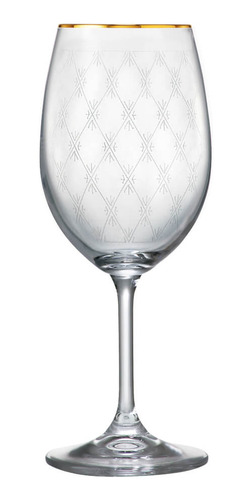 Copas De Cristal  Sylvia   Vino 350 Ml  Set X 6 Pz