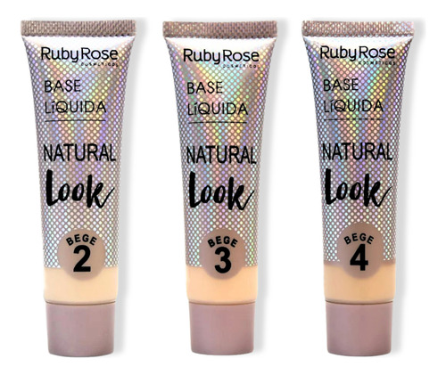 Base Líquida Natural Look Ruby Rose