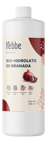 Tonico Facial Hidrolato Granada Destilado Antioxidante 500ml Tipo de piel Normal