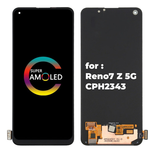 A Pantalla Táctil Lcd Amoled Para Oppo Reno7 Z 5g Cph2343