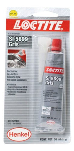 Silicona Gris Loctite 70ml