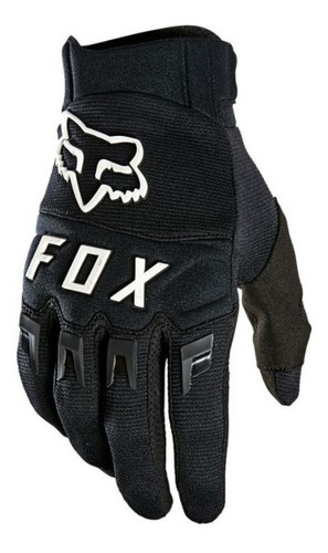 Guantes Dirtpaw  Adulto Motocross Moto Negro 2 Blanco Fox