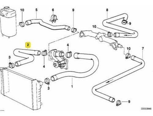 Manguera De Radiador.5¨e39 7¨e38