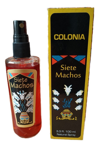 Colonia Tipo Siete Machos 100 Ml Excelente Aroma Protege