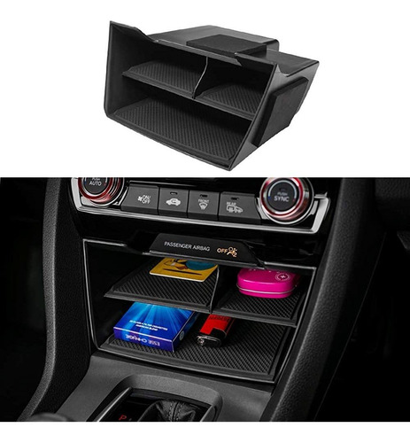 Thenice For 10th Gen Civic Central Console Storage Box Cards