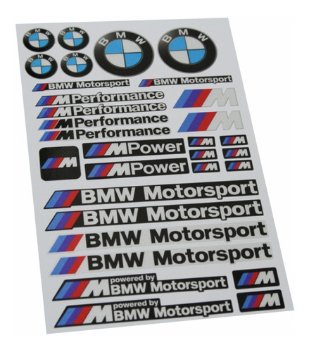 Kit Adesivos Capacete Bmw Motosport Ktcp140