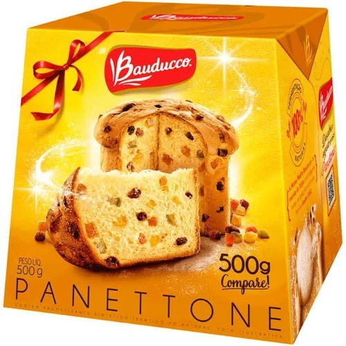 Imagem 1 de 1 de Panettone Bauducco 500g