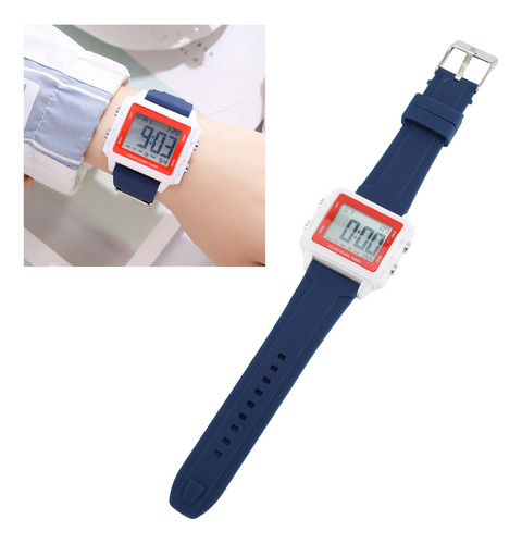 Reloj Digital Deportivo Rectangular, Clásico, Unisex, Electr