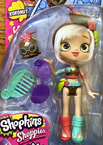 Muñeca Shopkins Shoppies Kokonut (Usado)