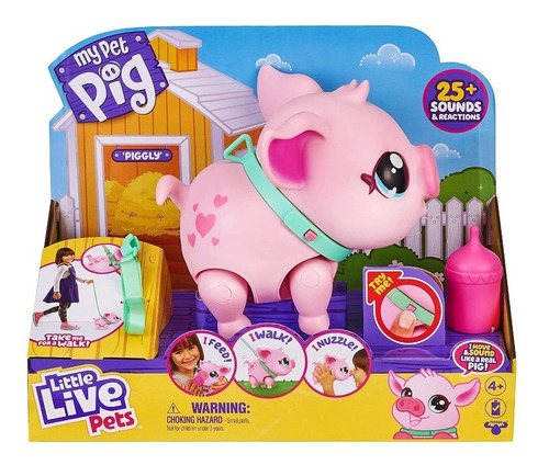 Juguete Cerdito Interactivo My Pet Pig Little Live Pets