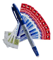 Comprar Lapicera Roller Borrax Borrable + 15 Repuestos E Azules Tinta Azul Exterior Azul