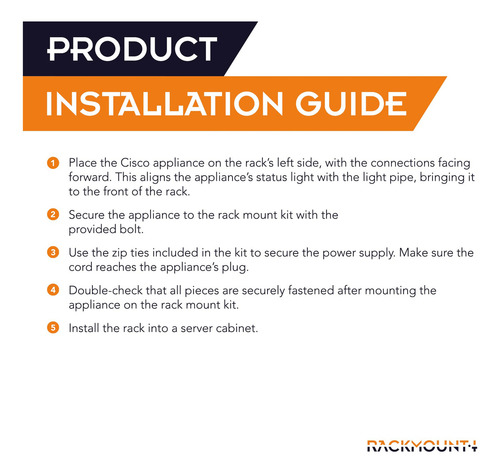 Firewall Cisco Meraki Rack 1u Con Conexiones Frontales