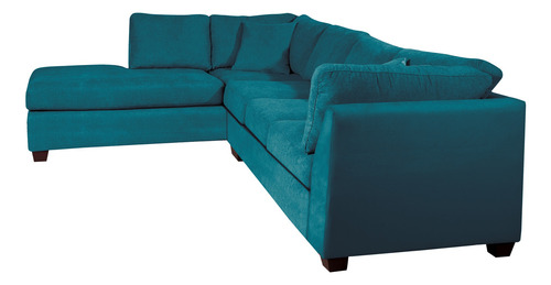 Sofá Seccional Padua Izquierdo Tela Velvet Latam Home