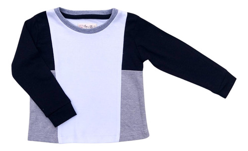 Conjunto Niño 3 Pzas, Playera Manga Larga Y Jeans