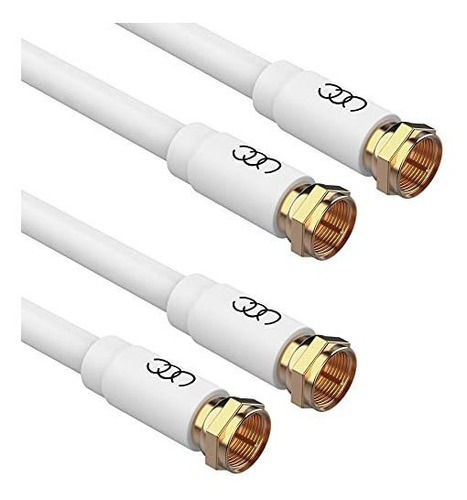 Cable Ultra Clarity 2 Pzs 6ft Coaxial Rg6 Triple Blindaje