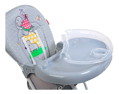 Imagen 2 de 10 de Silla De Comer Bebe Felcraft Doble Bandeja Compacta Y Segura