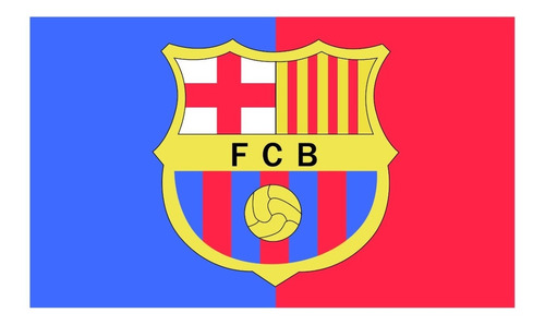 Bandera Del Fc. Barcelona 150 Cm X 90 Cm 