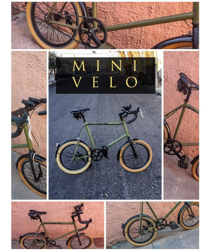 Bicicleta Minivelo  Cicloturismo (fixe Bmx Plegable)