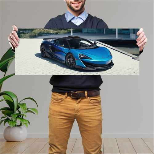 Cuadro 30x80cm Auto 2019 Mclaren 600lt Comet Fad 260