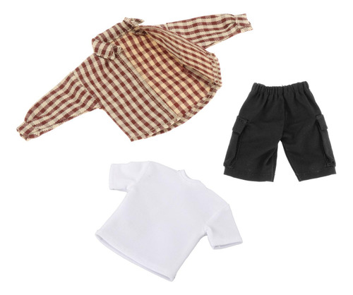 Conjunto De Camisa, Camiseta Y Pantalones 1/12, Vestimenta L