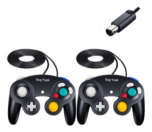 2 Controles Gamecube Y Wii Con Cable